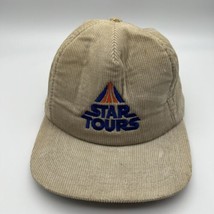 Vintage 1987 Disney Star Tours Hat Star Wars Snapback Baseball Cap Disneyland - £392.97 GBP