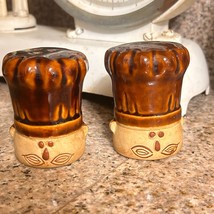 Set of 1970s Takahashi Le Chef Stoneware Salt &amp; Pepper Shakers Made In J... - $19.00