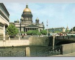 Saint Isaac Cathedral Leningrad Russia USSR UNP Chrome Postcard J16 - $4.90