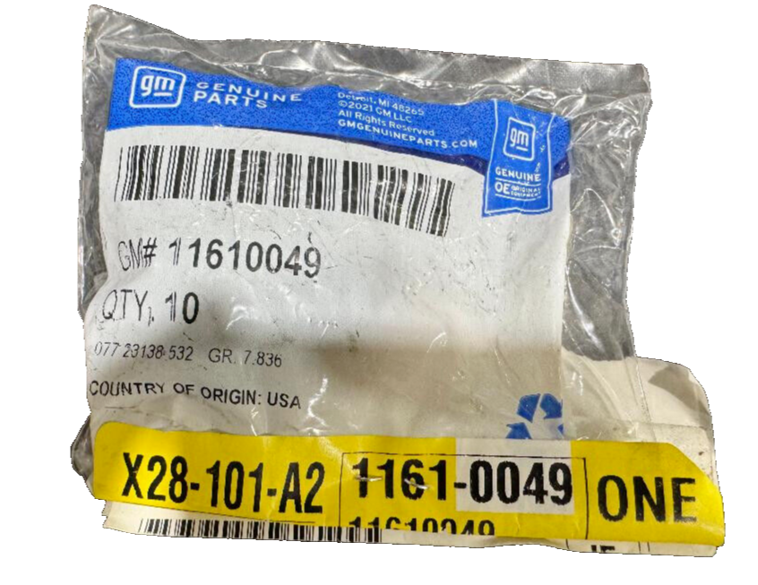 GENUINE OEM GENERAL MOTORS x10 BUMPER TURN &amp; LOCK RETAINER P/N 11610049 ... - $14.84
