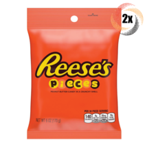 2x Bags Reese&#39;s Pieces Peanut Butter Candy Crunchy Shell | 6oz | Fast Shipping - £14.49 GBP