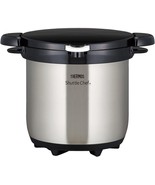 Thermos Vacuum Thermal Cooker Shuttle Chef 4.5L  Clear Stainles  KBG-450... - $255.80 CAD