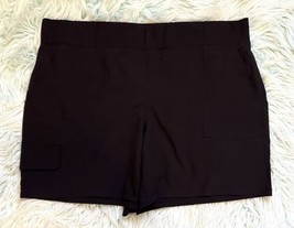 RBX Gym Shorts Size XL Black Solid Pockets Pull On Athletic Workout Womens - $23.76