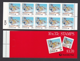 Australia: 1988 Living Together Stamp Booklet. Q Printing. 10x37c MNH. Ref: P010 - £2.28 GBP