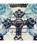 NWT Y2K Ablanche White 2XL 100% Cotton Embroidered ROYAL POWER Cross And... - $856.77 MXN