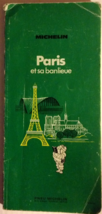 Michelin Paris guide book - paperback - French Language book - $7.95