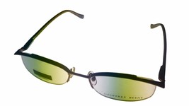 Geoffrey Beene Ophthalmic Eyeglass Frame Metal Rectangle Rimless Sleek Brown - £24.40 GBP