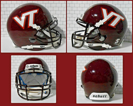 Virginia Tech Hokies Virginia Polytechnic Institute Ncaa Football Mini Helmet - £31.53 GBP