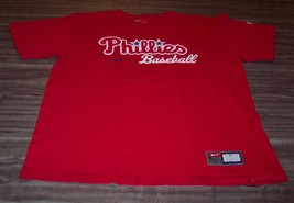 Philadelphia Phillies Mlb Baseball Nike T-Shirt Mens Medium Red - £15.82 GBP