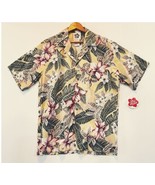 True VINTAGE 80s Hilo Hattie Hawaiian Button Up Shirt Medium 1980s NWT - £23.64 GBP