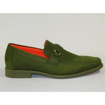 Men's TAYNO Shoes Soft Micro Suede Slip-on Loafer THE CAPRIO S Green image 7