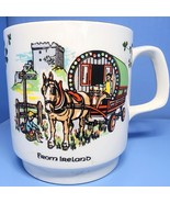 Vintage Irish Gypsy Wagon Shamrocks Carrigaline Pottery Cork Ireland Cof... - $231.33 MXN