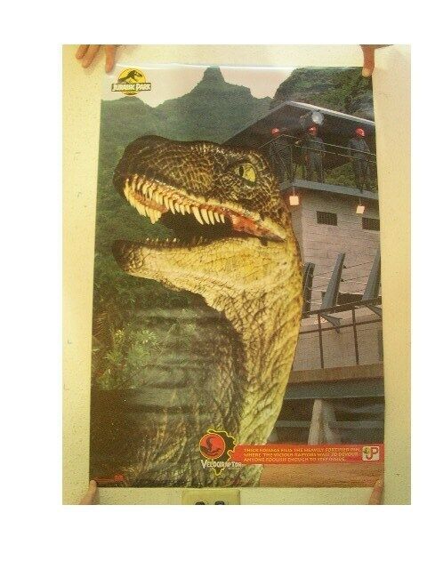 Jurassic Park Affiche Velocaraptor Dinosaures - $17.98