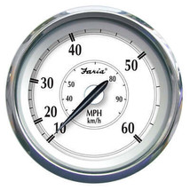 Faria Newport SS 4&quot; Speedometer - 0 to 60 MPH [45010] - £58.98 GBP