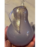 Vintage Venetian or Murano Hand Blown Art Glass Pear Paperweight Italy I... - $1,089.06 MXN