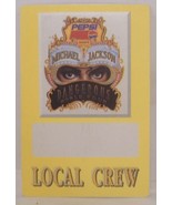 MICHAEL JACKSON - VINTAGE ORIGINAL CLOTH CONCERT TOUR BACKSTAGE PASS - $10.00
