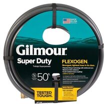 Gilmour Flexogen 5/8 in x 50 ft Garden Hose, Heavy Duty Water Hose, Flex... - $52.98