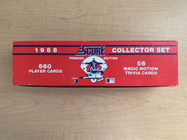 1988 Score Baseball Collector&#39;s Set 660 Baseball Cards + 56 Magic Motion Cards - £7.10 GBP