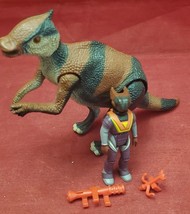 1987 Dino Riders Vintage Tyco Toys Action Figure Saurolophus with Lokus - $74.87