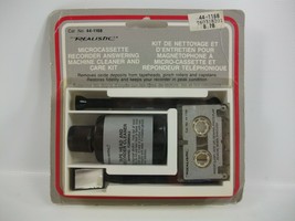 VTG Sealed Realistic Microcassette Recorder Answering Machine Cleaner Care Kit - £30.23 GBP
