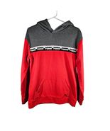 Puma Boys' Amplified Fleece Pullover Hoodie Size XL Red Gray Black White - $24.62