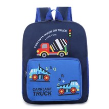 Children Cartoon Car Printing Backpack Toddler School Bag Baby Girls Boys Kids C - £38.55 GBP