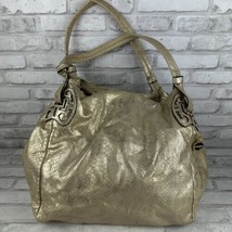 BIG BUDDHA Gold Large Handbag Tote Shoulder Bag Purse - $25.39