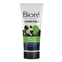 Bioré Charcoal Deep Pore Charcoal Cleanser Tube, 1 fl oz - $59.95 MXN