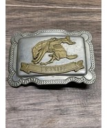 Vintage L.R. Knapp Nickel Silver Western Cowboy Rodeo Ranch Belt Buckle ... - €12,82 EUR