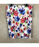 NYCC Floral Stretch Scuba Pull-on Pencil Skirt NWT Size XL - $14.00