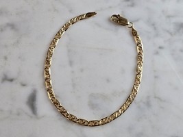 Womens Vintage Estate 14K Yellow Gold Italian Bracelet 4.8g E5222 - $643.50