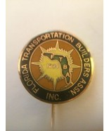 FLORIDA TRANSPORTATION BUILDERS ASSN. INC. lapel tie tack pin back - $19.53 CAD