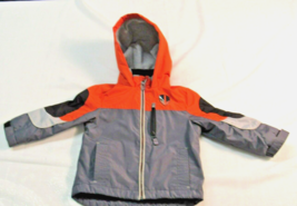 London Fog Outdoor Jacket Toddler Boys Size 3T Orange/Gray Reflective - $244.02 MXN