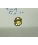 Citrine Round Natural Loose Faceted Gem 5x 3.1mm - £3.93 GBP