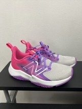 New Balance Rave Run V2 Girls 2.5  Pink Grey Purple Shoe - £18.63 GBP