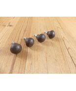 4 Drawer Knobs Pulls Handles Rustic Cast Kitchen Cabinet **READ HOLES SL... - $313.41 MXN