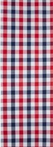 1 Fabric Printed Table Runner(13&quot;x72&quot;)PATRIOTIC,USA FLAG COLORS BUFFALO ... - £15.63 GBP