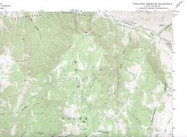 Porcupine Reservoir Quadrangle Utah 1969 USGS Topo Map 7.5 Minute Topogr... - £18.80 GBP