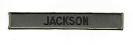 Stargate SG-1 TV Series Jackson Uniform Name Chest Embroidered Patch NEW UNUSED - £6.19 GBP