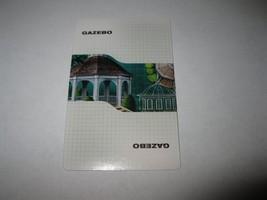 2003 Clue FX Board Game Piece: Gazebo Location Card - $1.00