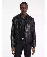 John Varvatos Chelsea Biker Jacket Mens Black. Size EU 48 USA 38. - £1,069.52 GBP