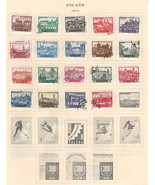 POLAND 1960-1961 Very Fine  Used Stamps Hinged on  List: 2 Sides - £1.54 GBP