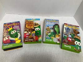 (4) VeggieTales VHS Lot Of 4 King George, Esther, Little Joe, Lyle - £32.71 GBP