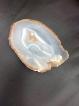 Agate Stone Slice Cabbing Trinket Soap Dish Vintage - €8,55 EUR