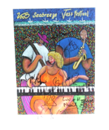 Sea Breeze 2005 Jazz Festival Poster Art Litho Signed Carol Ferony &amp; Num... - €166,08 EUR