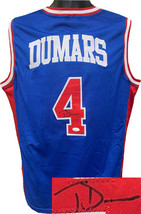 Joe Dumars signed Detroit Blue Custom Stitched Basketball Jersey XL- JSA Witness - £107.25 GBP