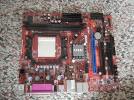 BAD - MSI GF615M-P33, Socket AM3, AMD Motherboard - $8.91