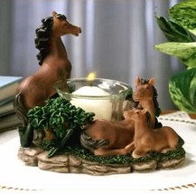 Hand-Crafted 3D Dolphin Horse Candle Holder Resin Wildlife Sculpture Hom... - $97.79 MXN