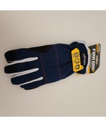 Men&#39;s Firm Grip X large utility duck canvas gloves Navy blue and white  - $16.55 CAD