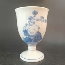 Samurai Mikawachi Karako Hirado Broth Cups Blue White With Children Play... - €60,37 EUR